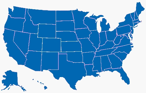 US Map of Dealers